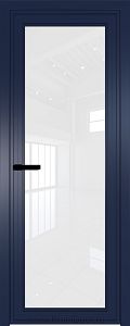 Дверь Profil Doors 1AGP Цвет профиля Cиний матовый RAL5003 стекло Белый Триплекс