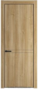 Дверь Profil Doors 11NE цвет Дуб Карамель кромка Черный матовый RAL9005