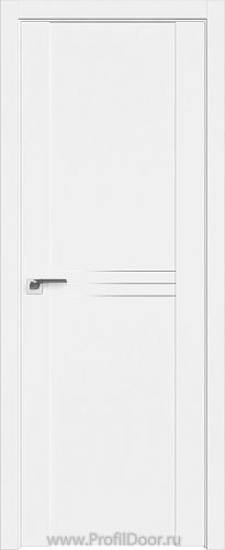Дверь Profil Doors 151U цвет Аляска молдинг Алюминиевый 3 мм