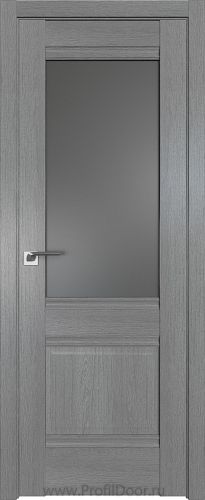 Дверь Profil Doors 2XN Грувд Серый стекло Графит