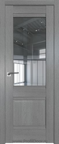 Дверь Profil Doors 2XN Грувд Серый стекло Прозрачное