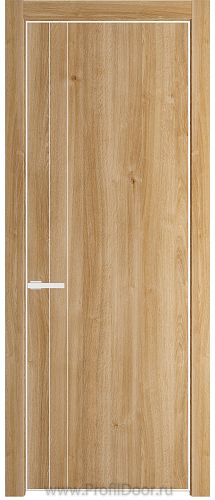 Дверь Profil Doors 12NE цвет Дуб Карамель кромка Белый матовый RAL9003